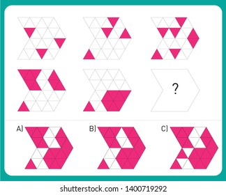 IQ Test - Practical Questions Vektor