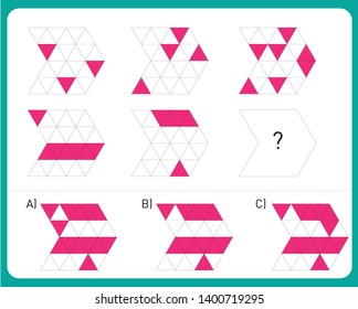 IQ Test - Practical Questions Vektor