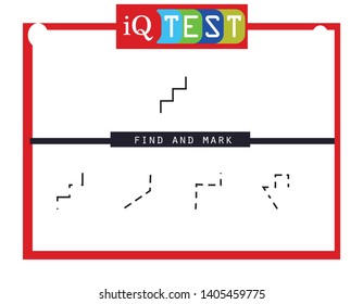 IQ TEST - Practical Questions. Worksheet. Mathematical puzzle game. Learning mathematics, tasks for addition for preschool children. worksheet for preschool kids - vector