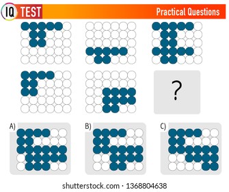 IQ TEST Practice Questions - Figure completion