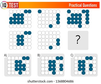 Iq Test Practice Questions Figure Completion Stock Vector (Royalty Free ...