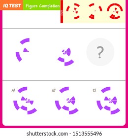 IQ Test - Practice questions, Quick thinking, Interpretation, Math intelligence, Visual intelligence development question