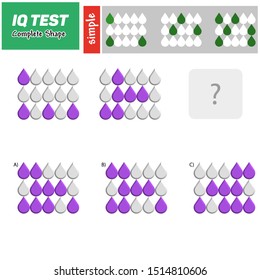 IQ Test - Practice questions, Quick thinking, Interpretation, Math intelligence, Visual intelligence development question