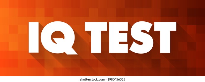 Iq Probar comillas de texto, fondo de concepto