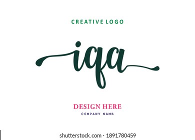 IQA lettering logo is simple, easy to understand and authoritative