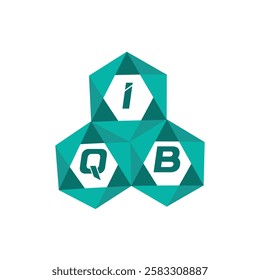 IQB creative minimalist letter logo. IQB unique vector initials alphabet letter logo design
