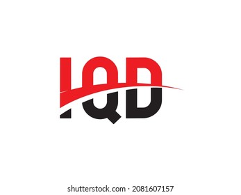 IQD Letra inicial Logo Design Vector Ilustración