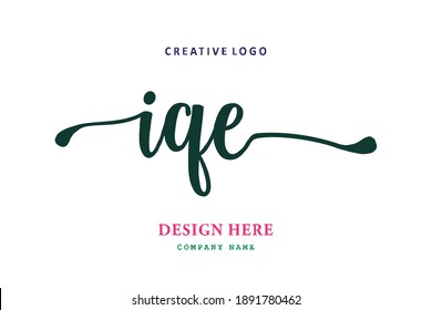 IQE lettering logo is simple, easy to understand and authoritative