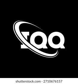 Logotipo de IQQ. Carta IQQ. Diseño de logotipo de la letra de IQQ. Logotipo de IQQ de las iniciales enlazadas con el círculo y el logotipo del monograma en mayúsculas. Tipografía IQQ para tecnología, negocio y marca inmobiliaria.