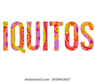 Iquitos, República del Perú diseño de nombres creativos