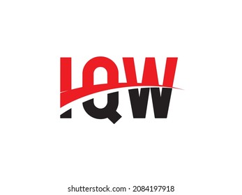 IQW Letter Initial Logo Design Vector Illustration