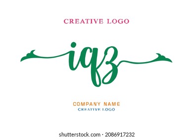 IQZ lettering logo is simple, easy to understand and authoritative