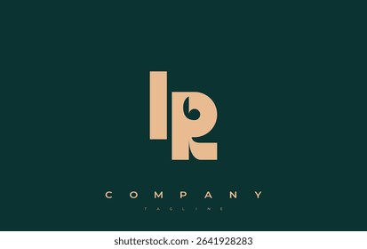 IR Abstract Geometric Logo Design. Modern and elegant logo design with simplistic typography elements, showcasing branding excellence.
