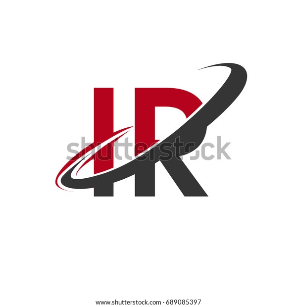 Ir Initial Logo Company Name Colored Royalty Free Stock Image
