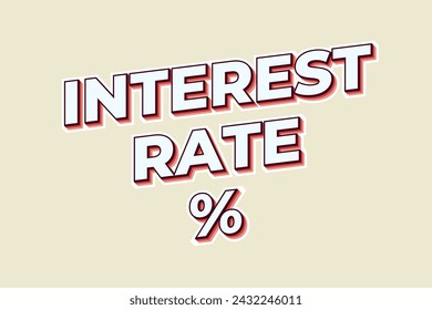 IR Interest Rate - amount of interest due per period, as a proportion of the amount lent, deposited, or borrowed, text concept