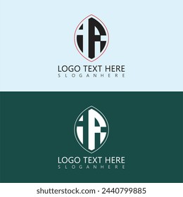 iR letter logo creative design.