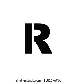 ir letter vector logo