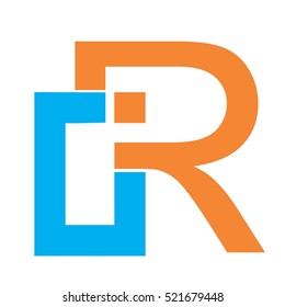 ir letter vector logo