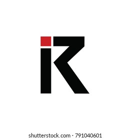 ir letter vector logo