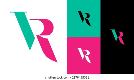 IR Monogram Letter Business Company Brand Logo Design