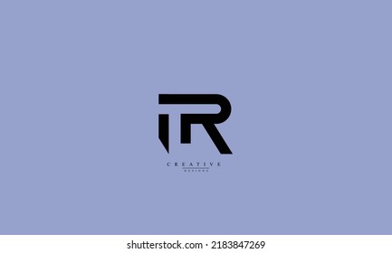 IR RI I R abstract vector logo monogram template