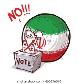 iran country voting no