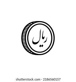 Iran Currency Icon Symbol. Iranian Rial, Iranian Riyal. IRR Sign. Vector Illustration