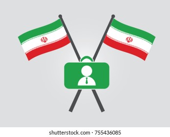 Iran Emblem Business Job