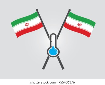 Iran Emblem Cold Temperature