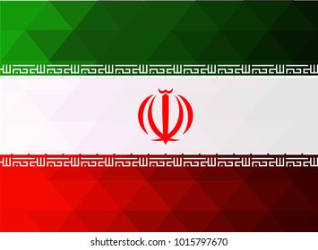 Iran Flag vector illustration. Iran Flag. National Flag of Iran.