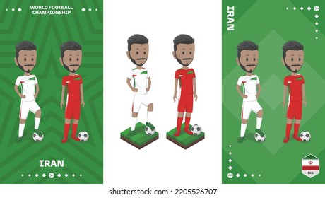 Iran Football Team Kit, Home kit and Away Kit