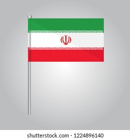 Iran Icon vector illustration,National flag for country of Iran isolated, banner vector illustration. Vector illustration eps10.