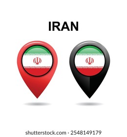 Iran Location icon, Iran Country Flags Location icon, Location clipart icon