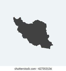 Best Iran Map Icon Vector Best Stock Vector (Royalty Free) 2176463973 ...