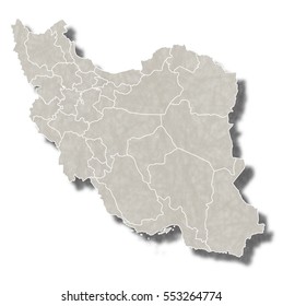 Iran map city icon