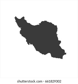 Iran map vector. / Iran map.
