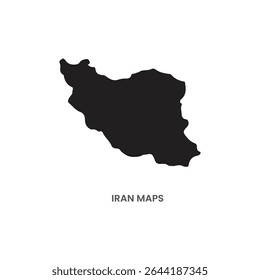 Iran map, map of Iran, vector map, political map, Iran cities, Iran geography, 