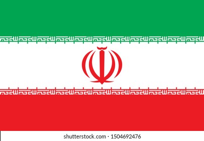 Iran national flag vector background vector illustration - Banner,backgrounds,sticker,icon etc.
