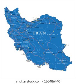 Iran Political Map