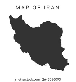 Iran Vetor mapa ilustração, mapa político administrativo do Irã, mapa esboço do Irã, infográfico isolado vetor ilustração mapa de fronteira eps 10