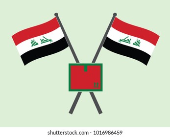Iraq Emblem Box Delivery