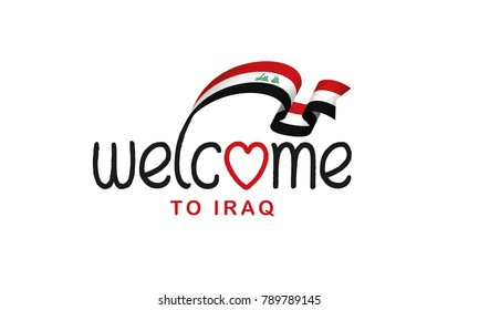 Iraq flag background