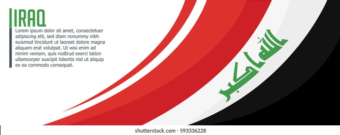 Iraq Flag banner
