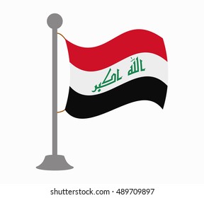 iraq flag mast