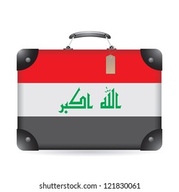 Iraq flag on bag