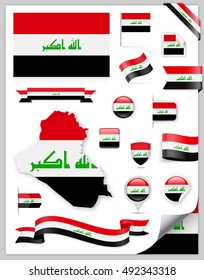 Juego de marcas Iraq - Colección de vectores