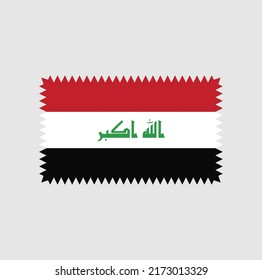 Iraq Flag Vector. National Flag