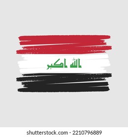 Iraq Flag Vector. National Flag