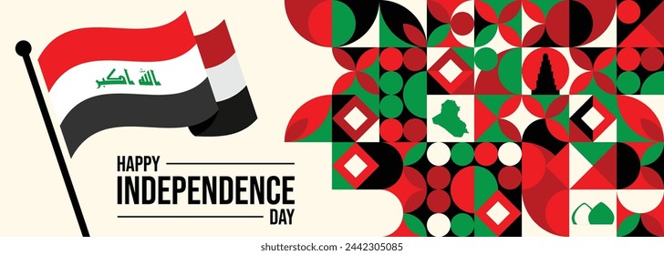 Iraq freedom day design illustration collection

