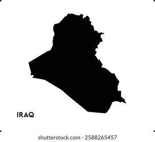 Iraq icon vector design, Iraq Logo design, Iraq's unique charm and natural wonders, Use it in your marketing materials, travel guides, or digital projects, Iraq map logo vector, Representing a Rich